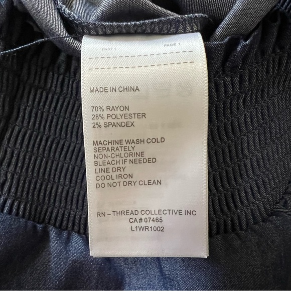 NWT Laundry by Shelli Segal Wide Leg Elastic Waist Blue Pants size medium - Picture 8 of 10